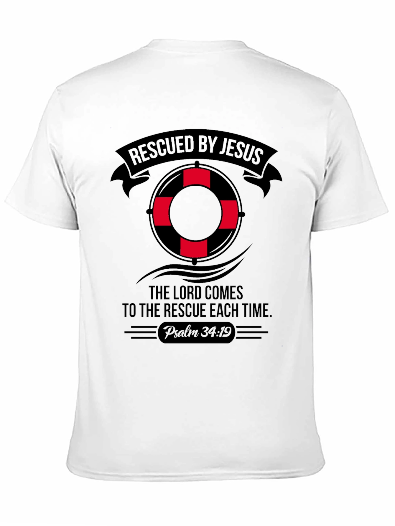 Rescued By Jesus Graphic Tee