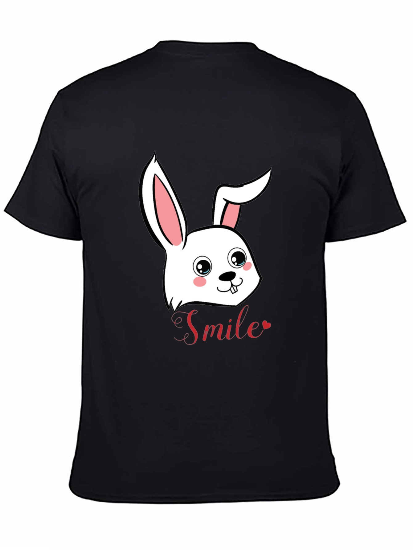 Cute Bunny Smile Graphic T-Shirt