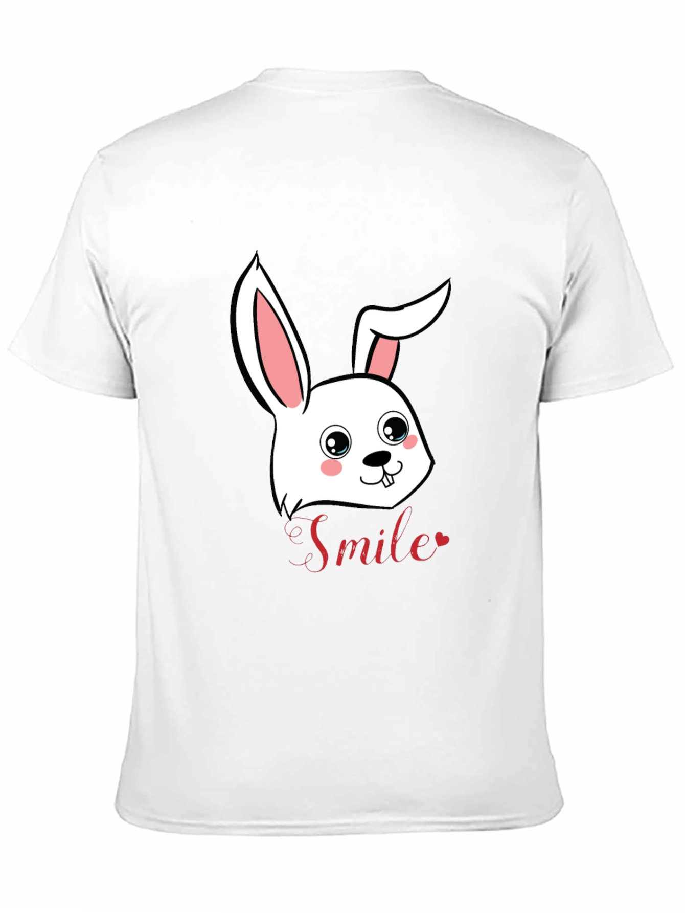 Cute Bunny Smile Graphic T-Shirt