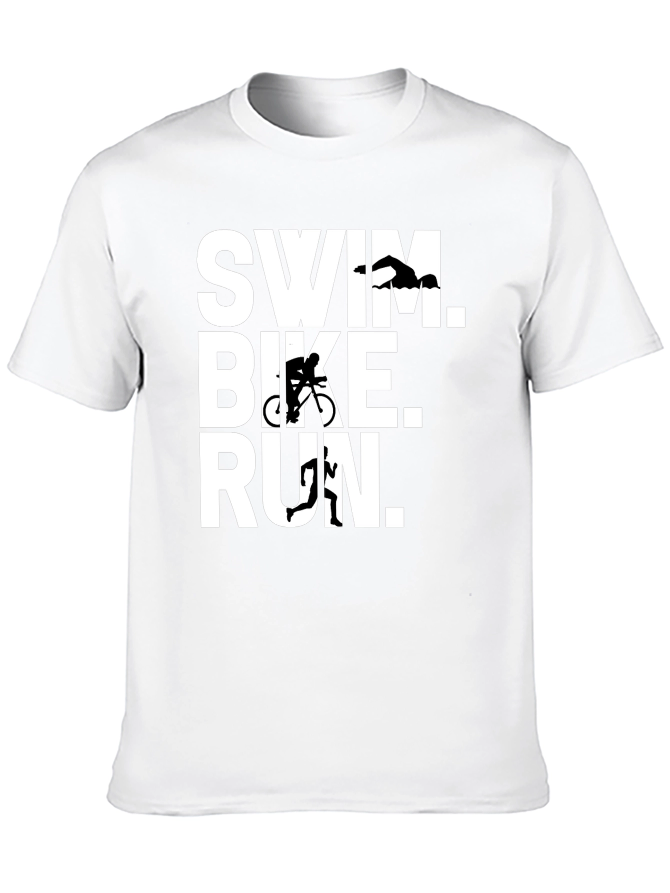 Swim Bike Run Triathlon T-Shirt