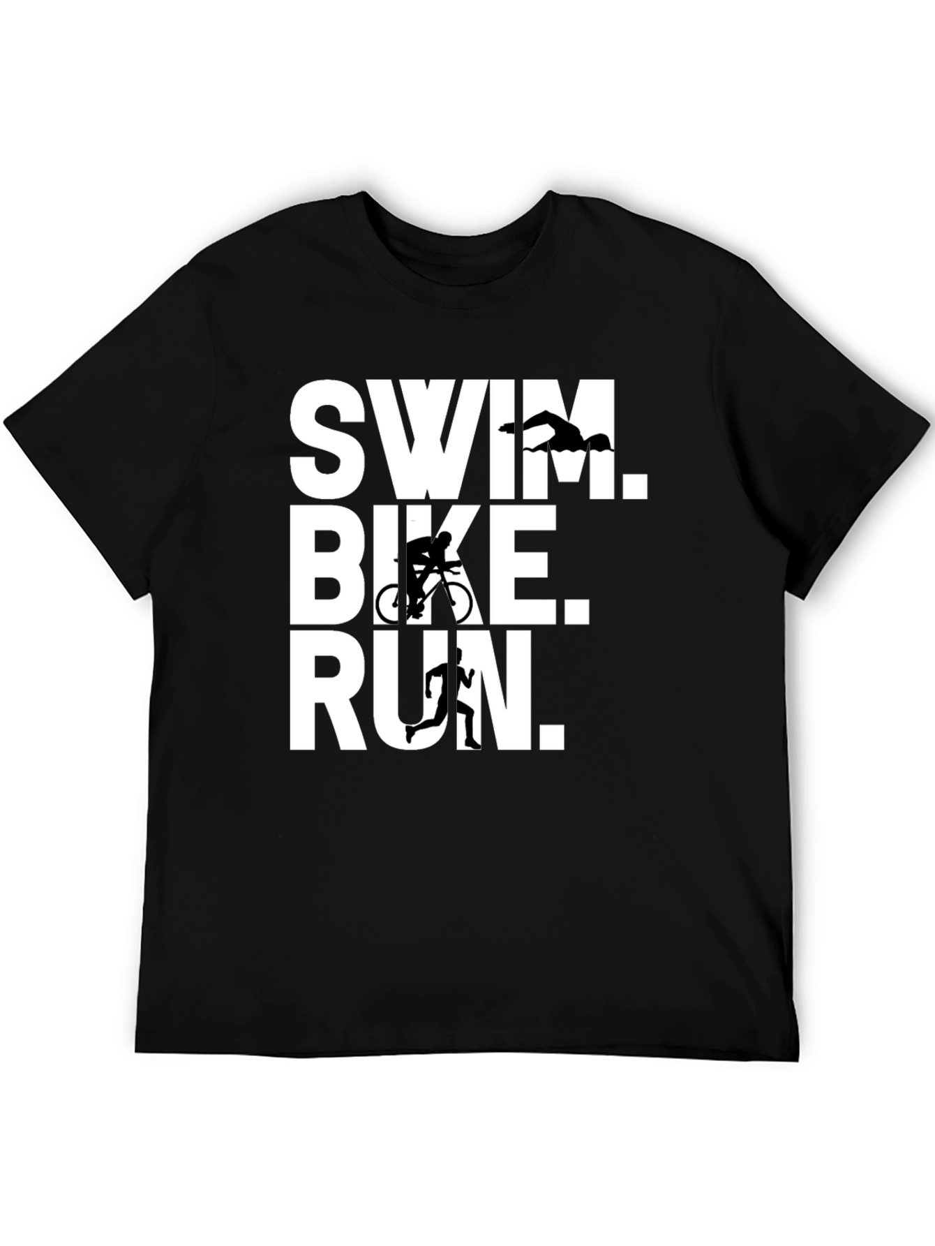 Swim Bike Run Triathlon T-Shirt