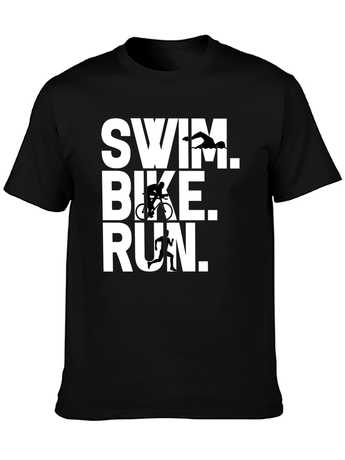 Swim Bike Run Triathlon T-Shirt