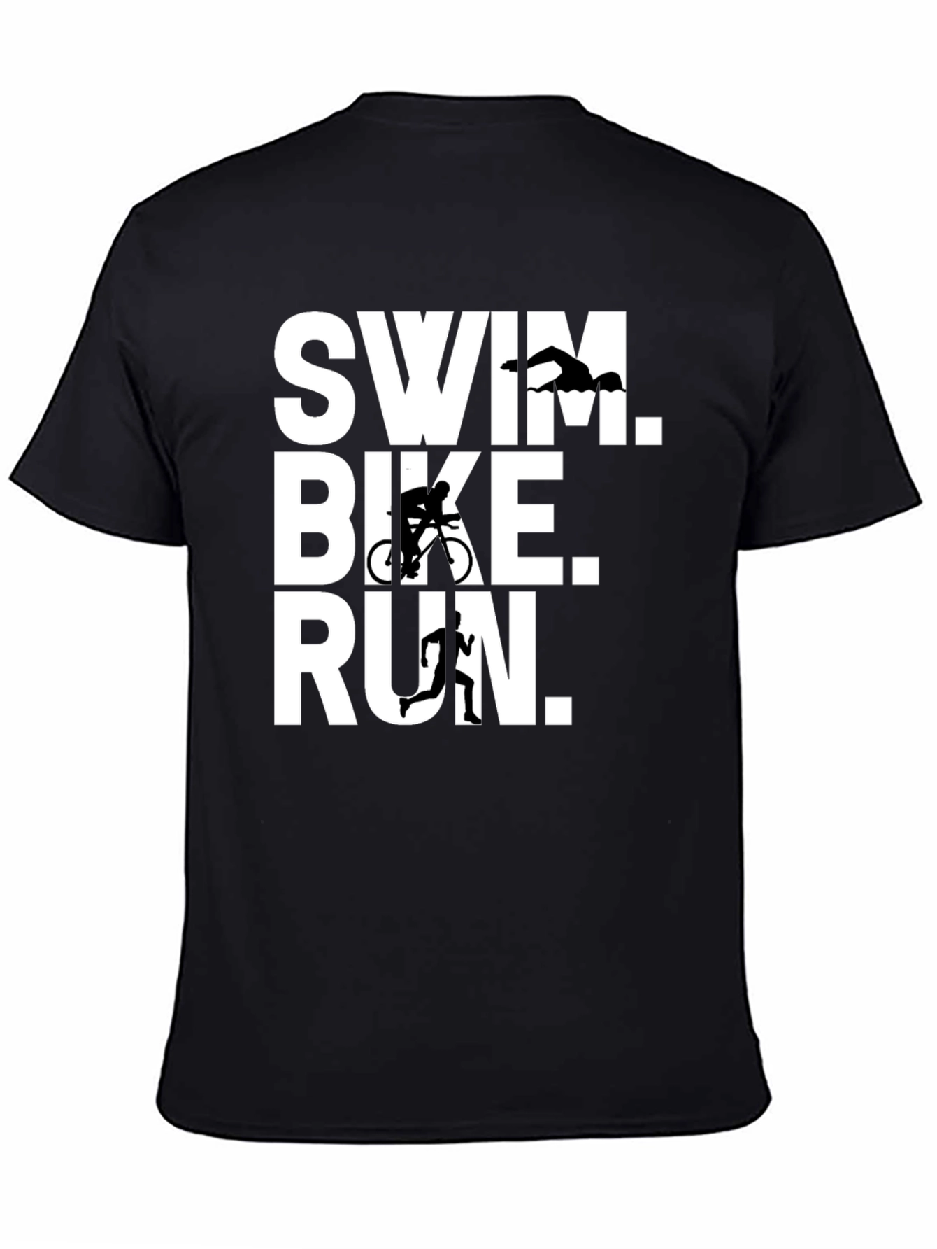 Swim Bike Run Triathlon T-Shirt