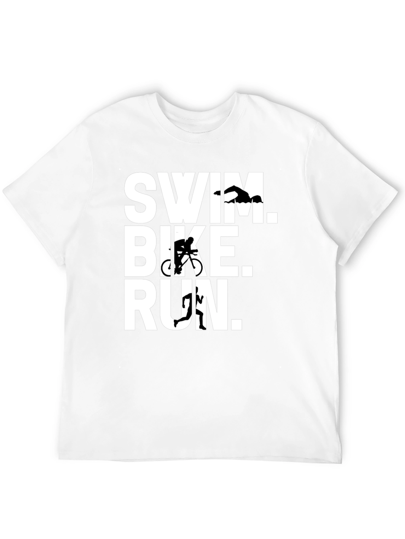 Swim Bike Run Triathlon T-Shirt