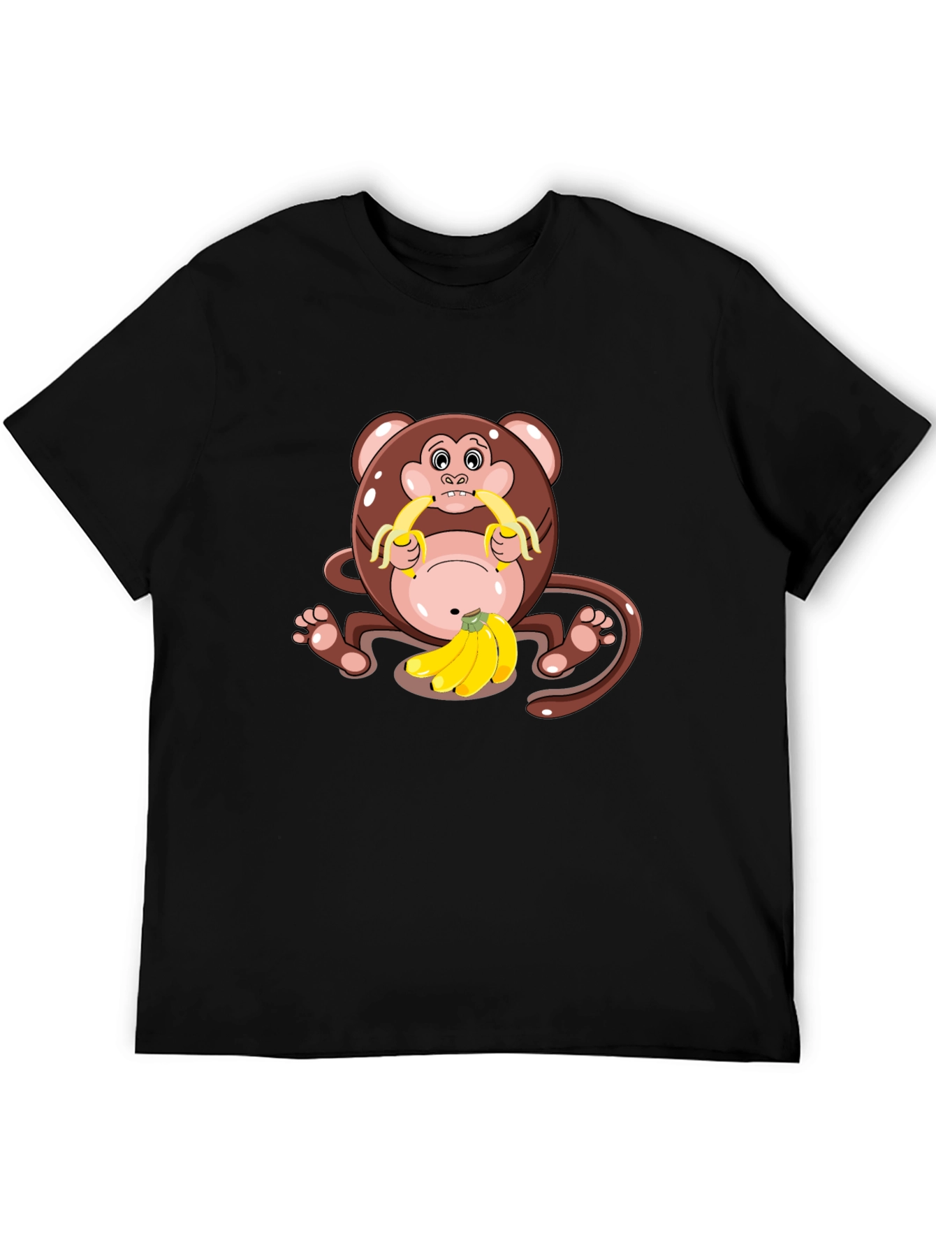 Monkey Banana Graphic Tee - Unique Fun Design