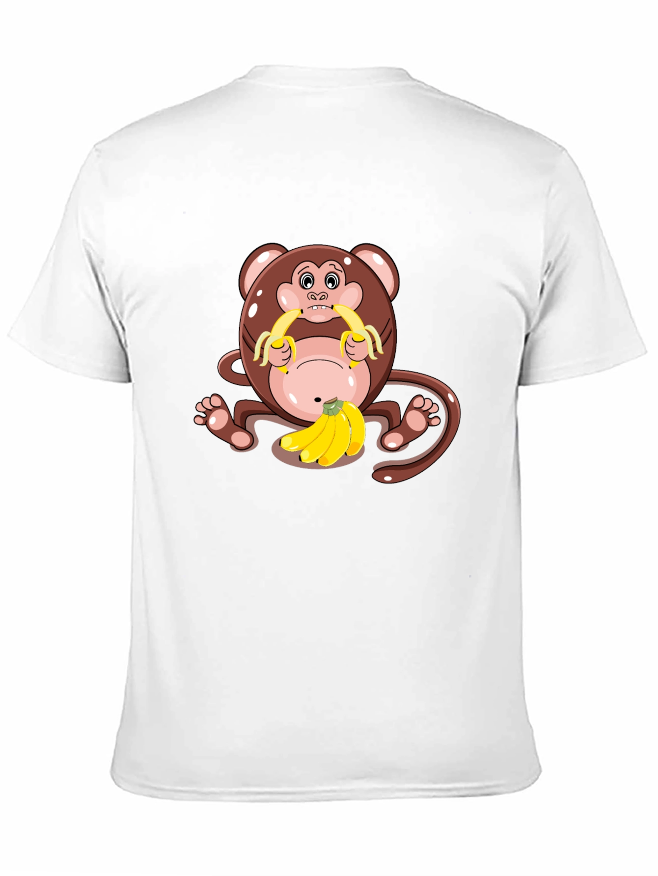 Monkey Banana Graphic Tee - Unique Fun Design