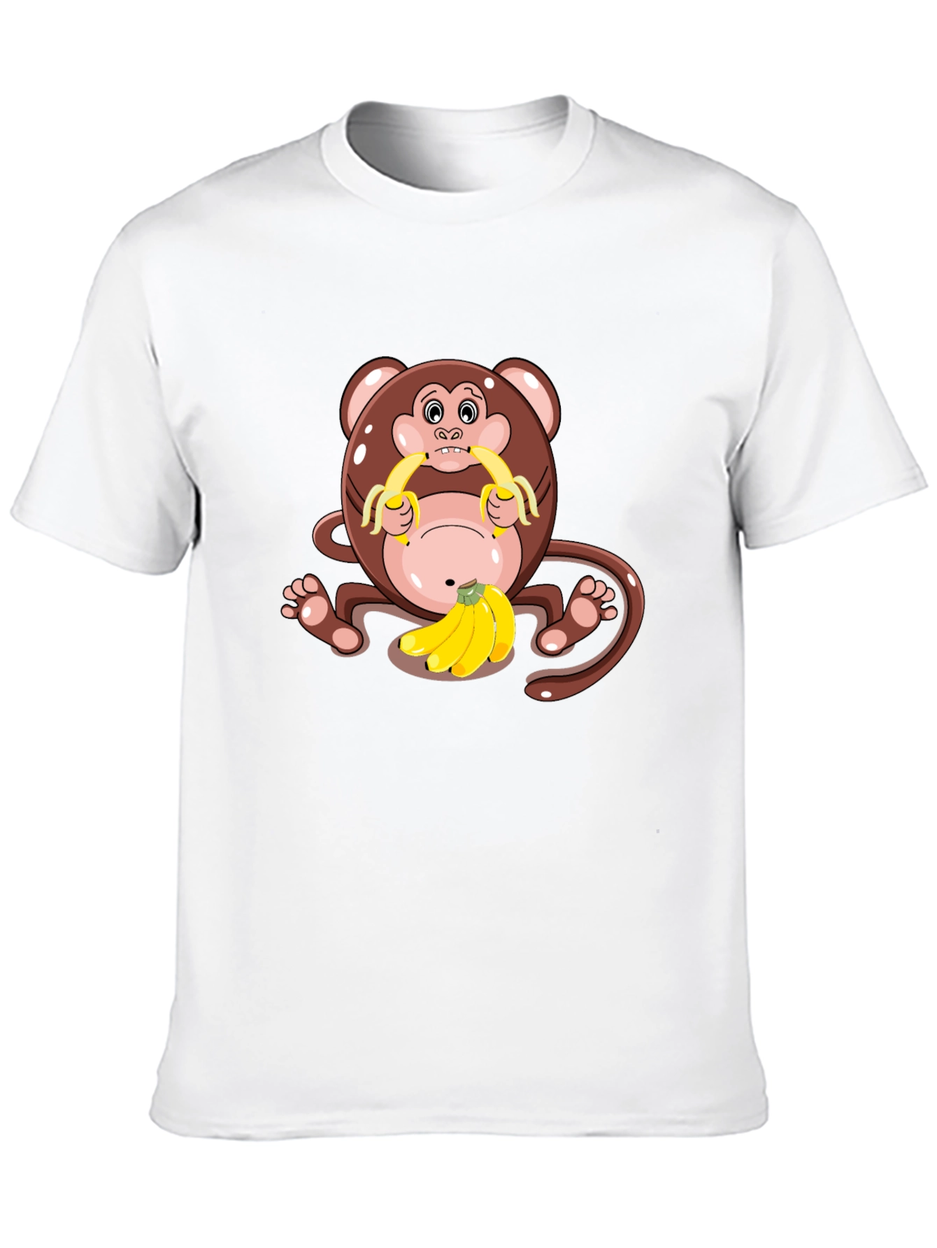 Monkey Banana Graphic Tee - Unique Fun Design