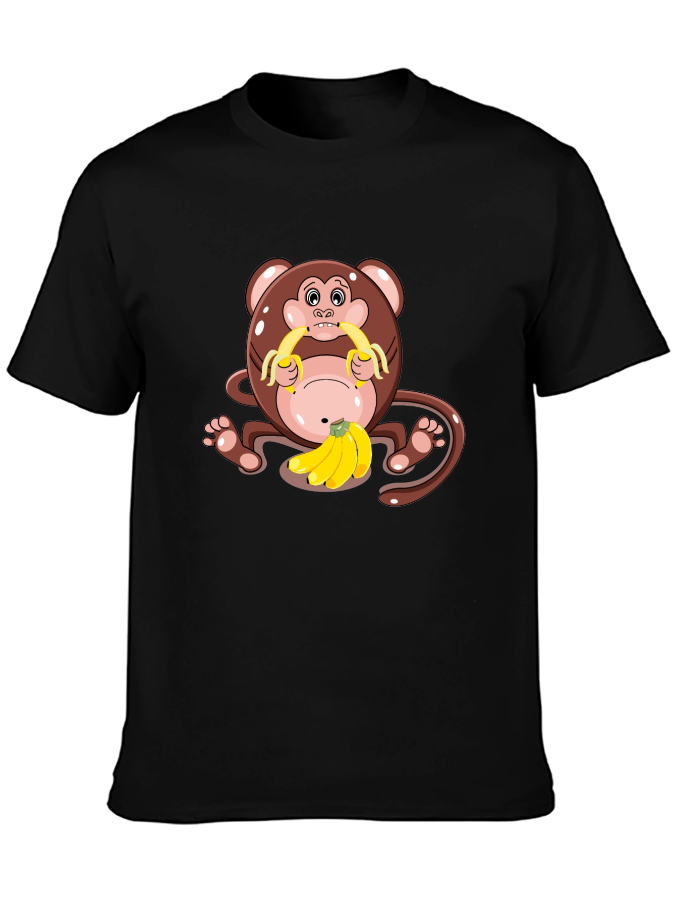 Monkey Banana Graphic Tee - Unique Fun Design