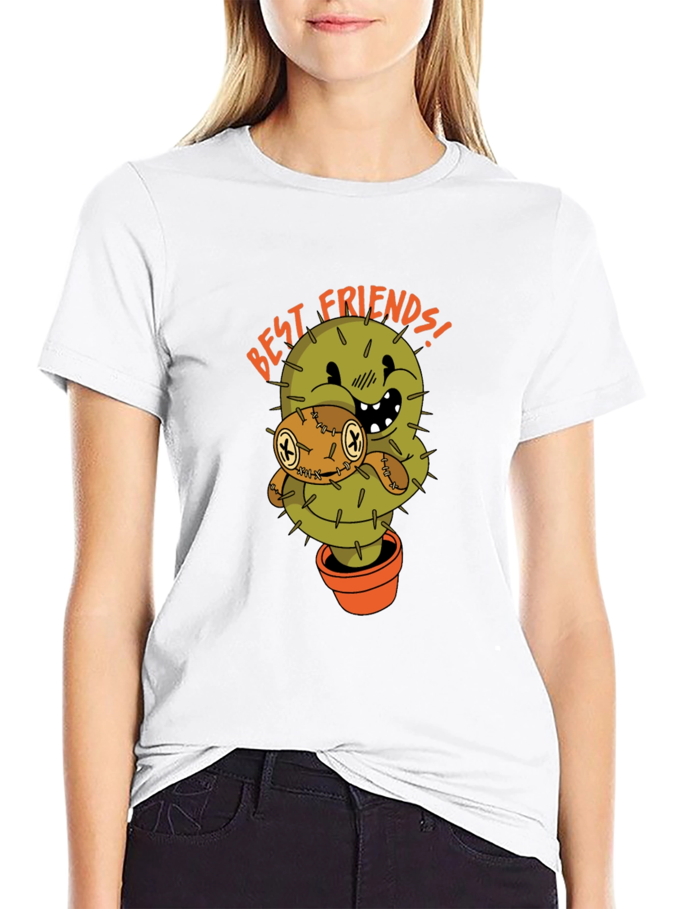Cactus Best Friends Graphic T-Shirt