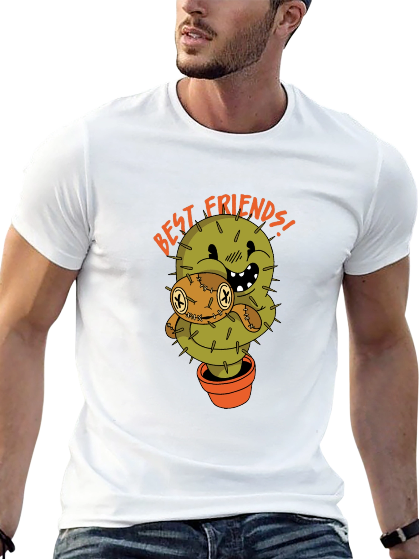 Cactus Best Friends Graphic T-Shirt