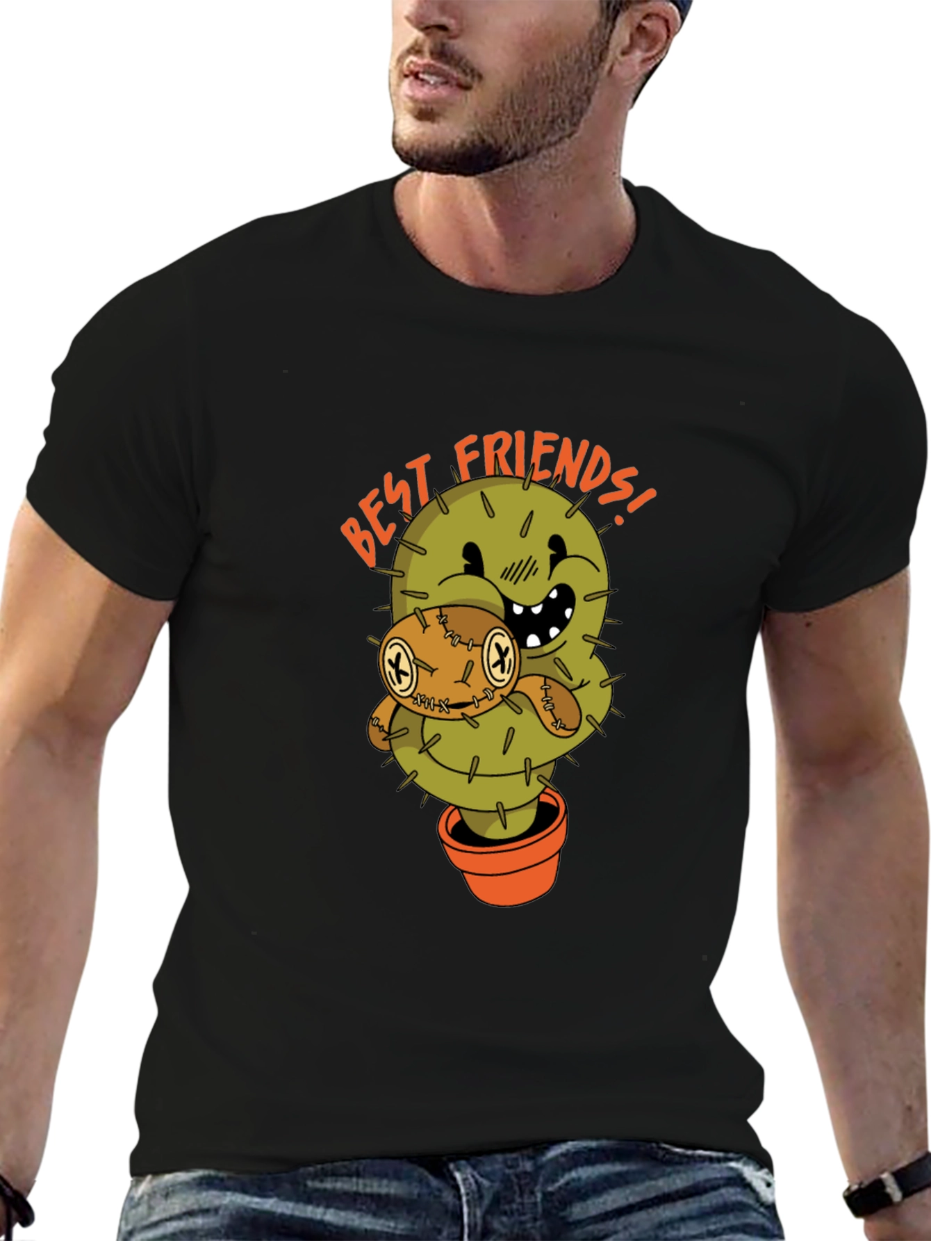 Cactus Best Friends Graphic T-Shirt