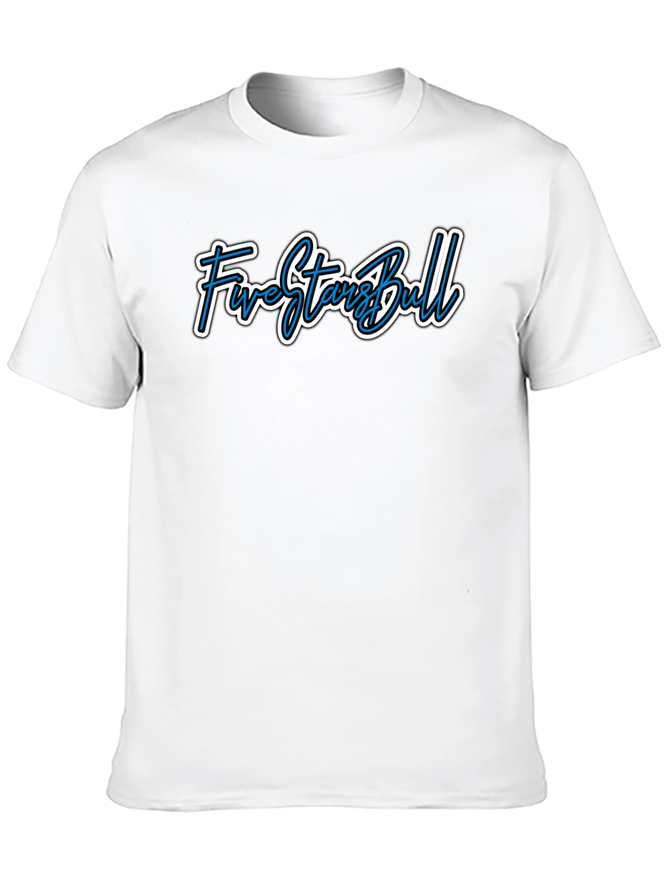 Five Star Bull Graphic Tee - Trendy Mens Shirt