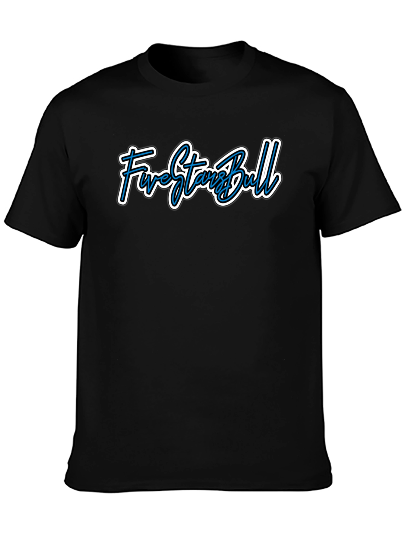 Five Star Bull Graphic Tee - Trendy Mens Shirt