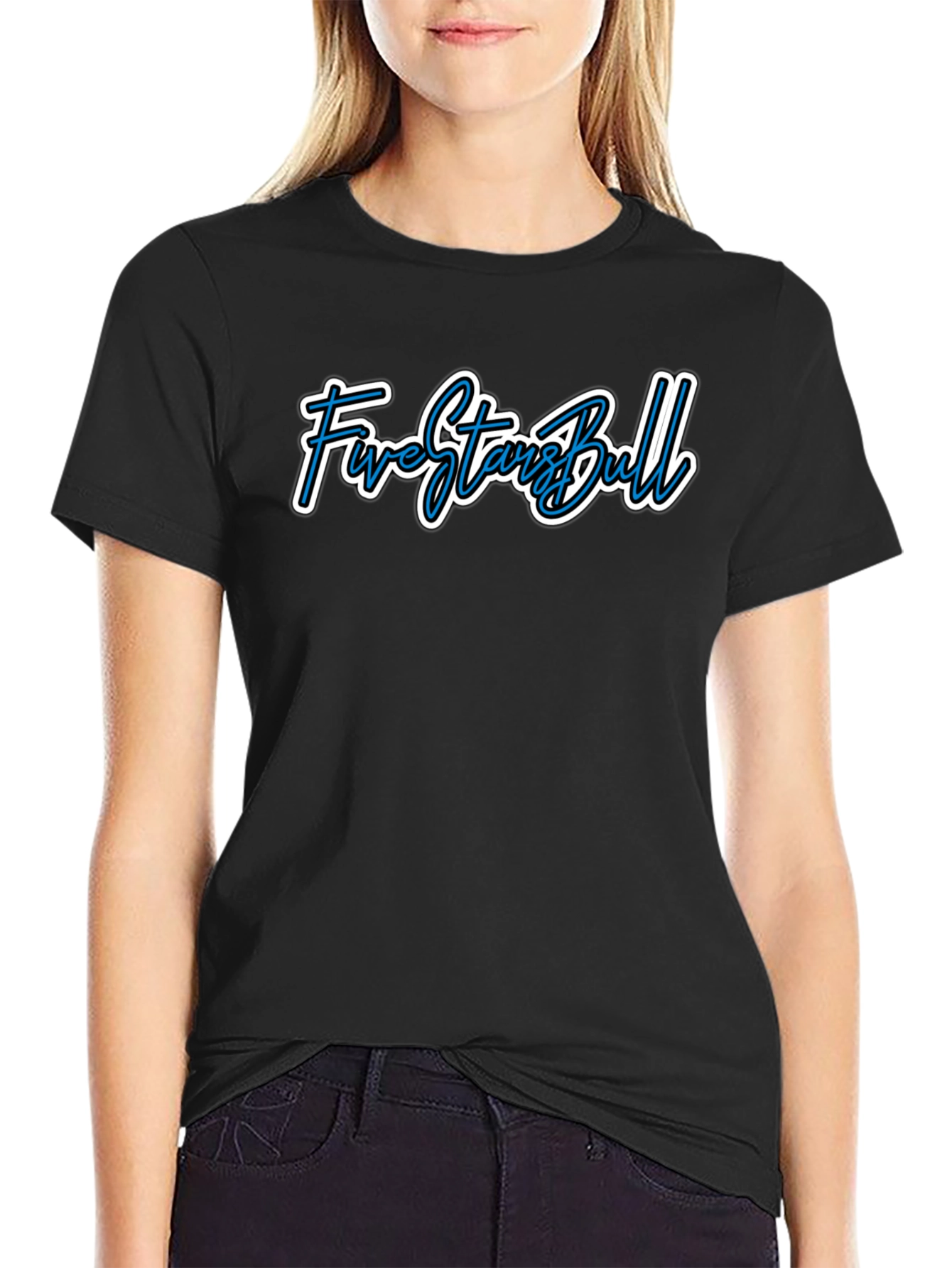 Five Star Bull Graphic Tee - Trendy Mens Shirt