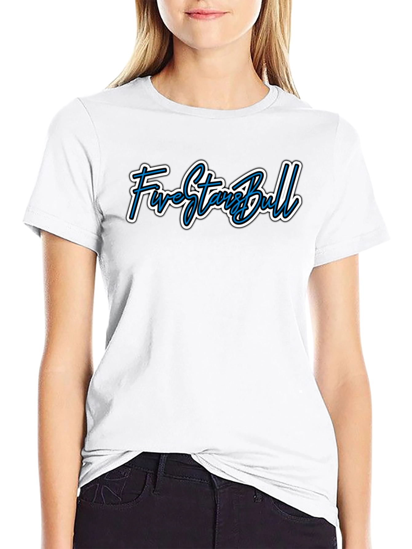 Five Star Bull Graphic Tee - Trendy Mens Shirt