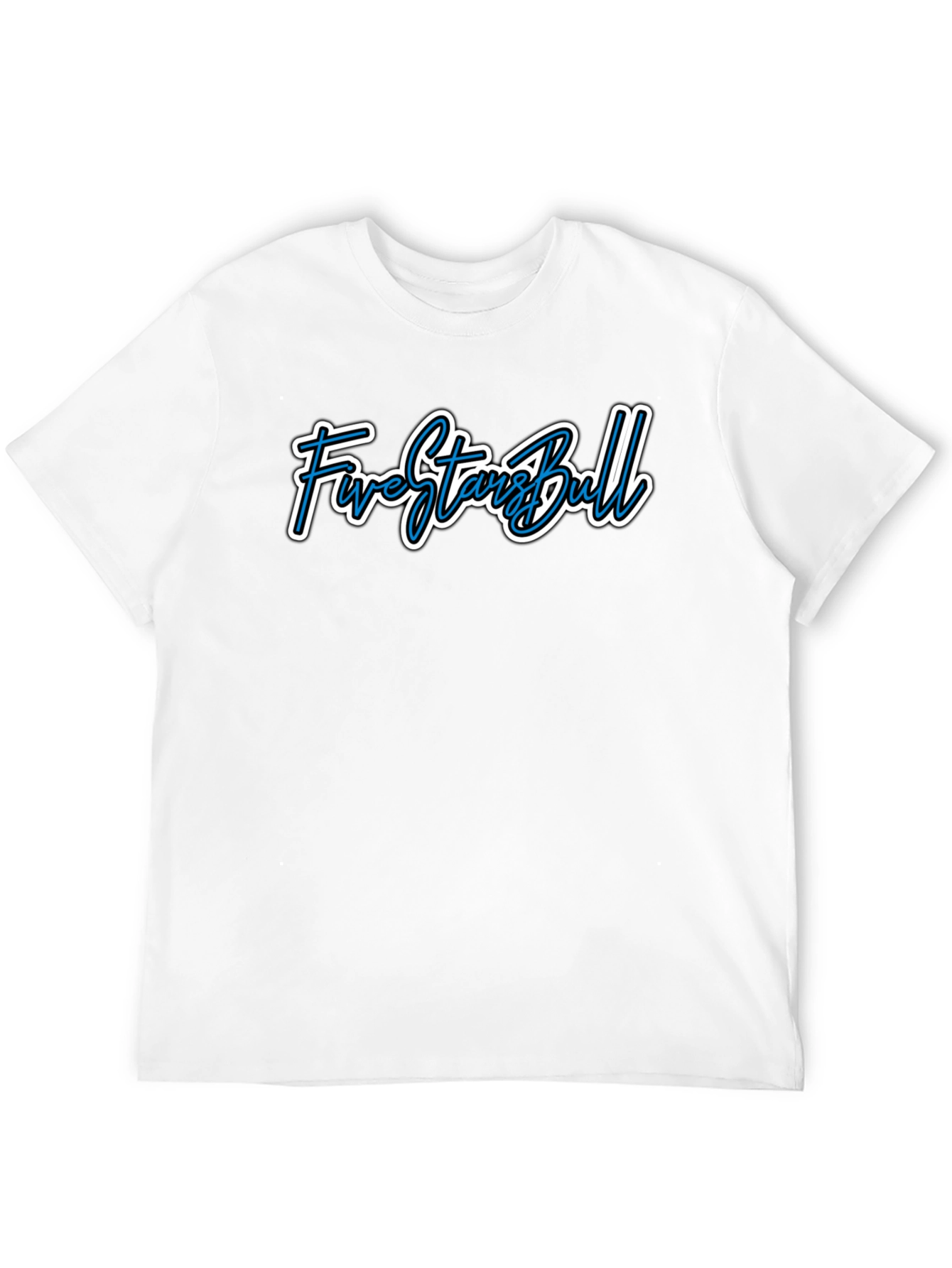Five Star Bull Graphic Tee - Trendy Mens Shirt