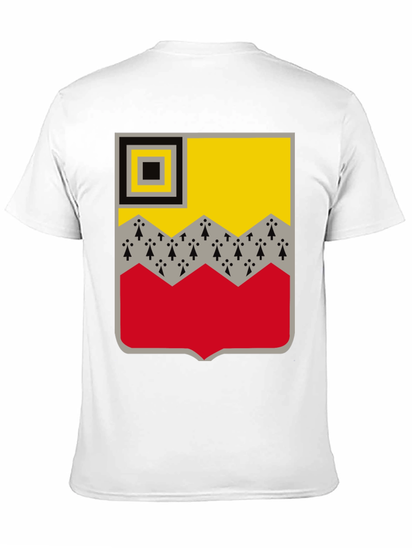 Breton Symbol Graphic Tee - Black Crew Neck T-Shirt