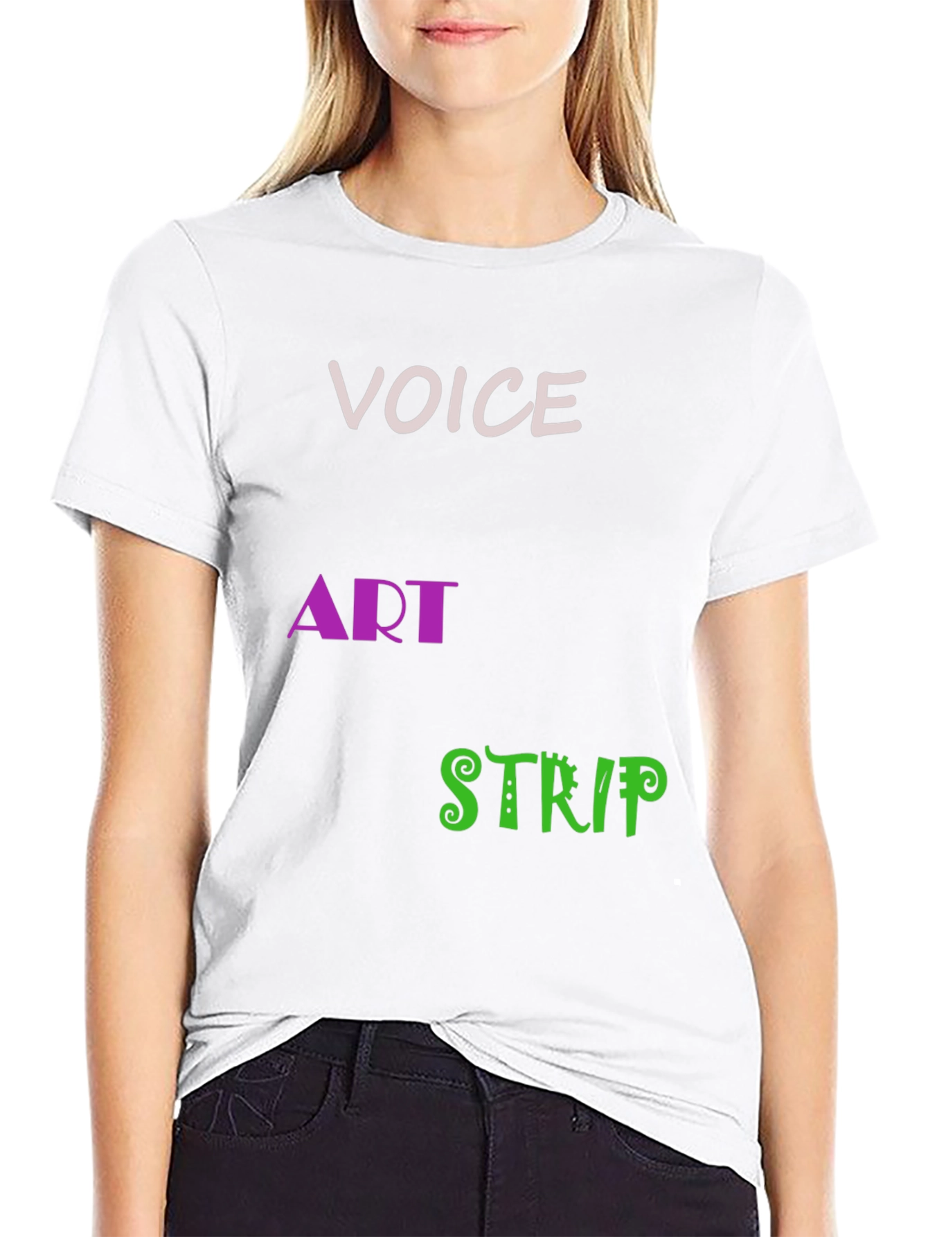 Voice Art Strip T-Shirt
