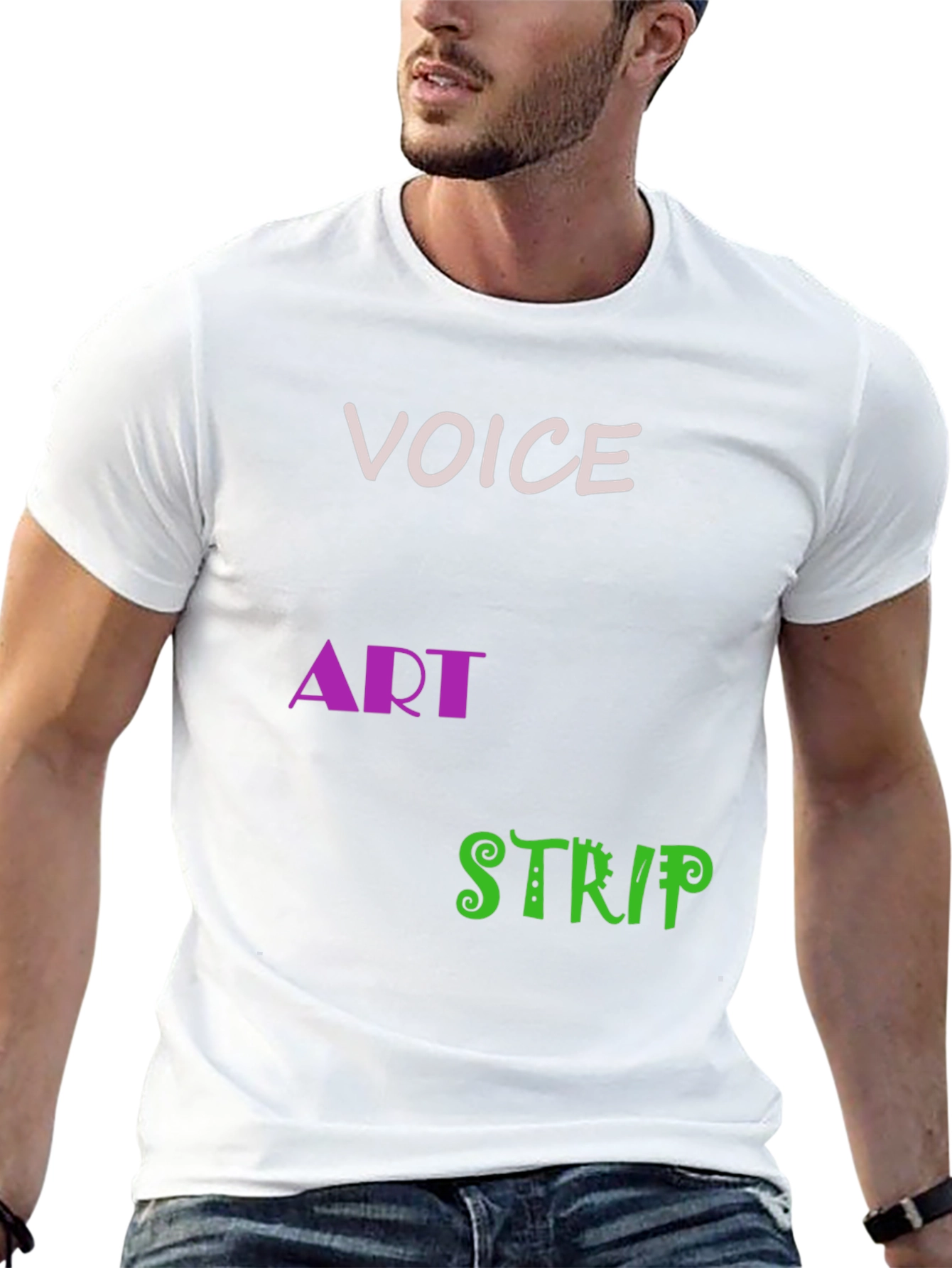 Voice Art Strip T-Shirt