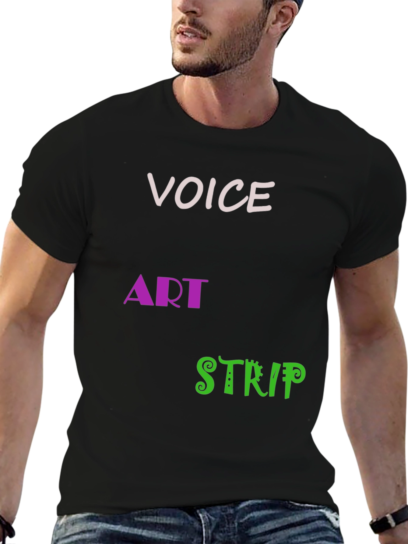 Voice Art Strip T-Shirt