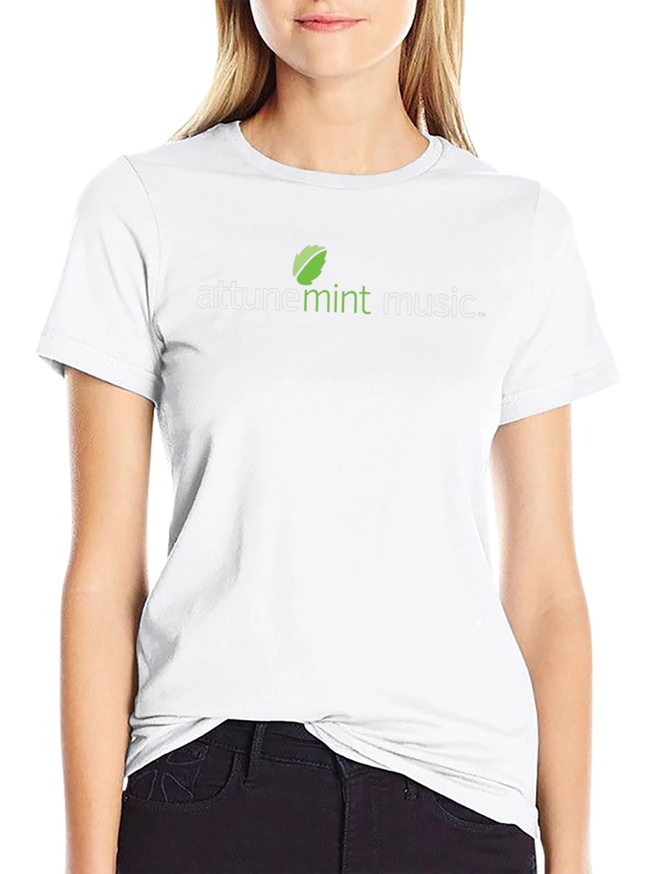 Attune Mint Music T-Shirt - Stylish Black Tee