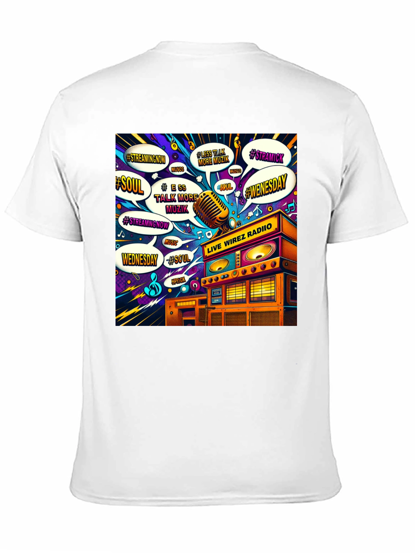 Live Wirez Radio Graphic Tee