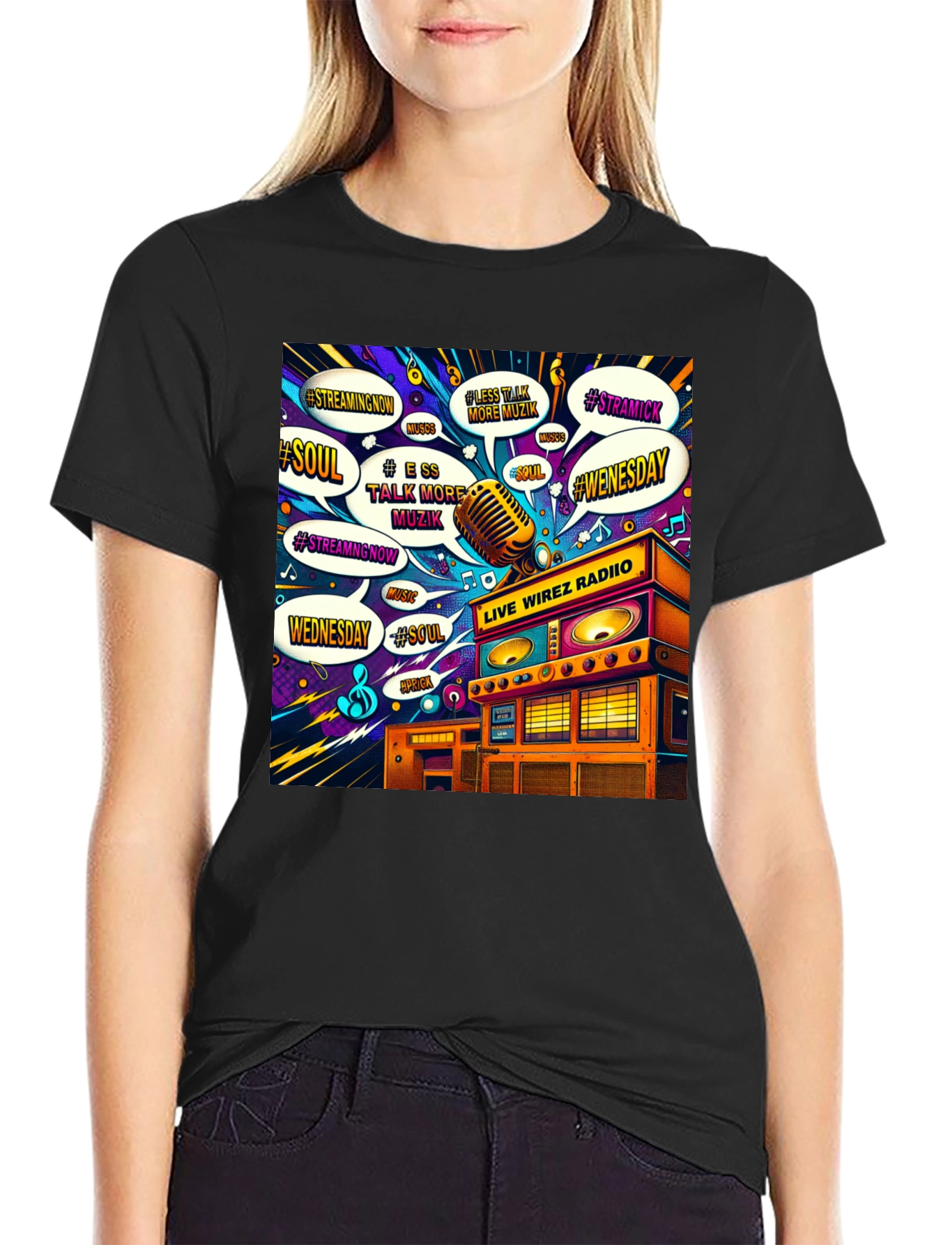 Live Wirez Radio Graphic Tee