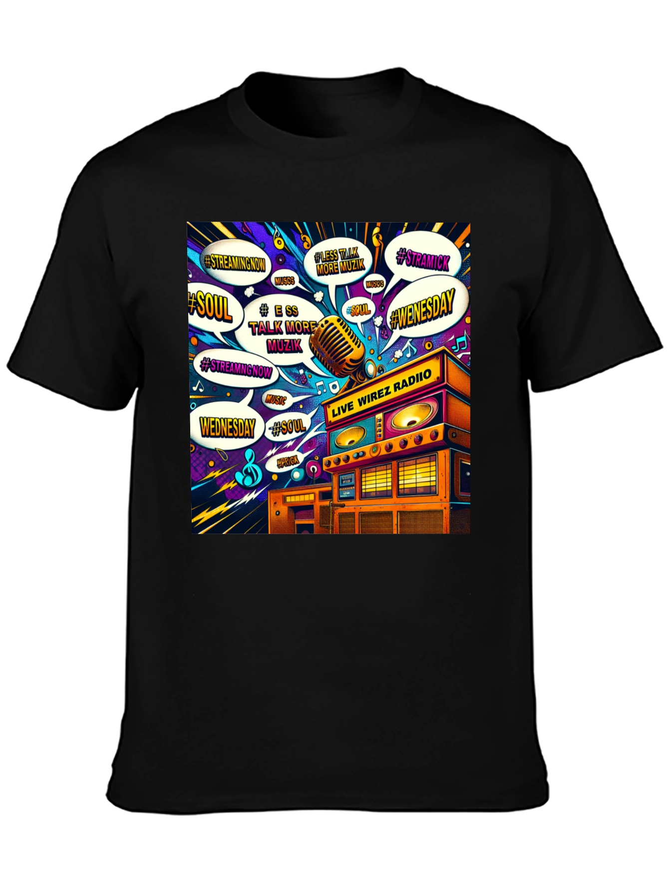 Live Wirez Radio Graphic Tee