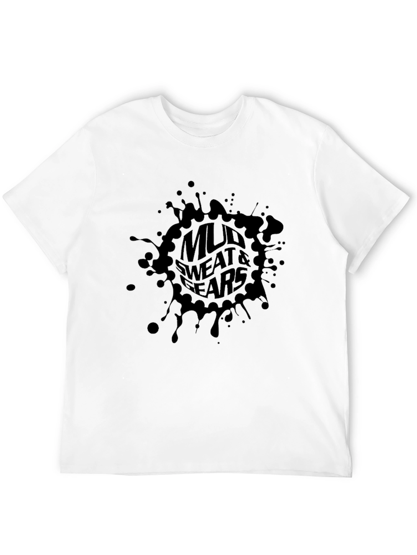Mud Sweat & Fears Black Graphic T-Shirt