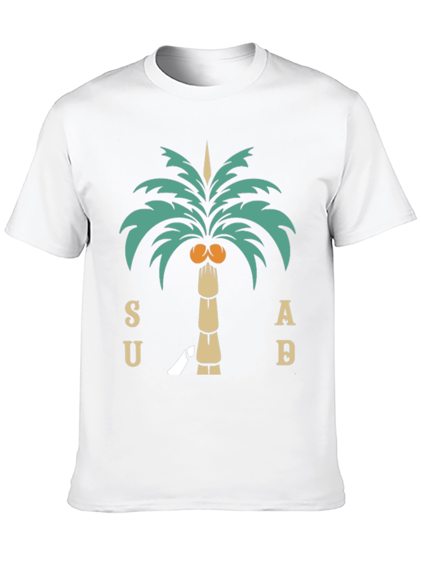 S.U.A.D Palm Tree T-Shirt - Black