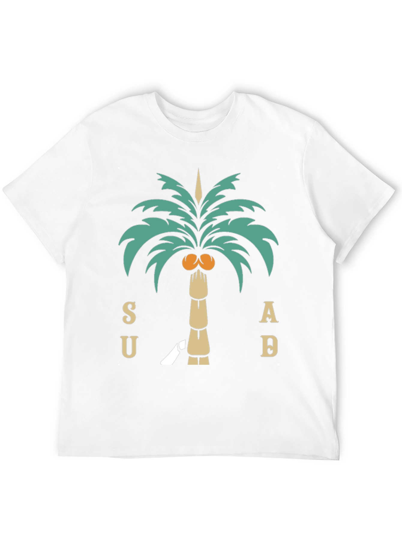 S.U.A.D Palm Tree T-Shirt - Black