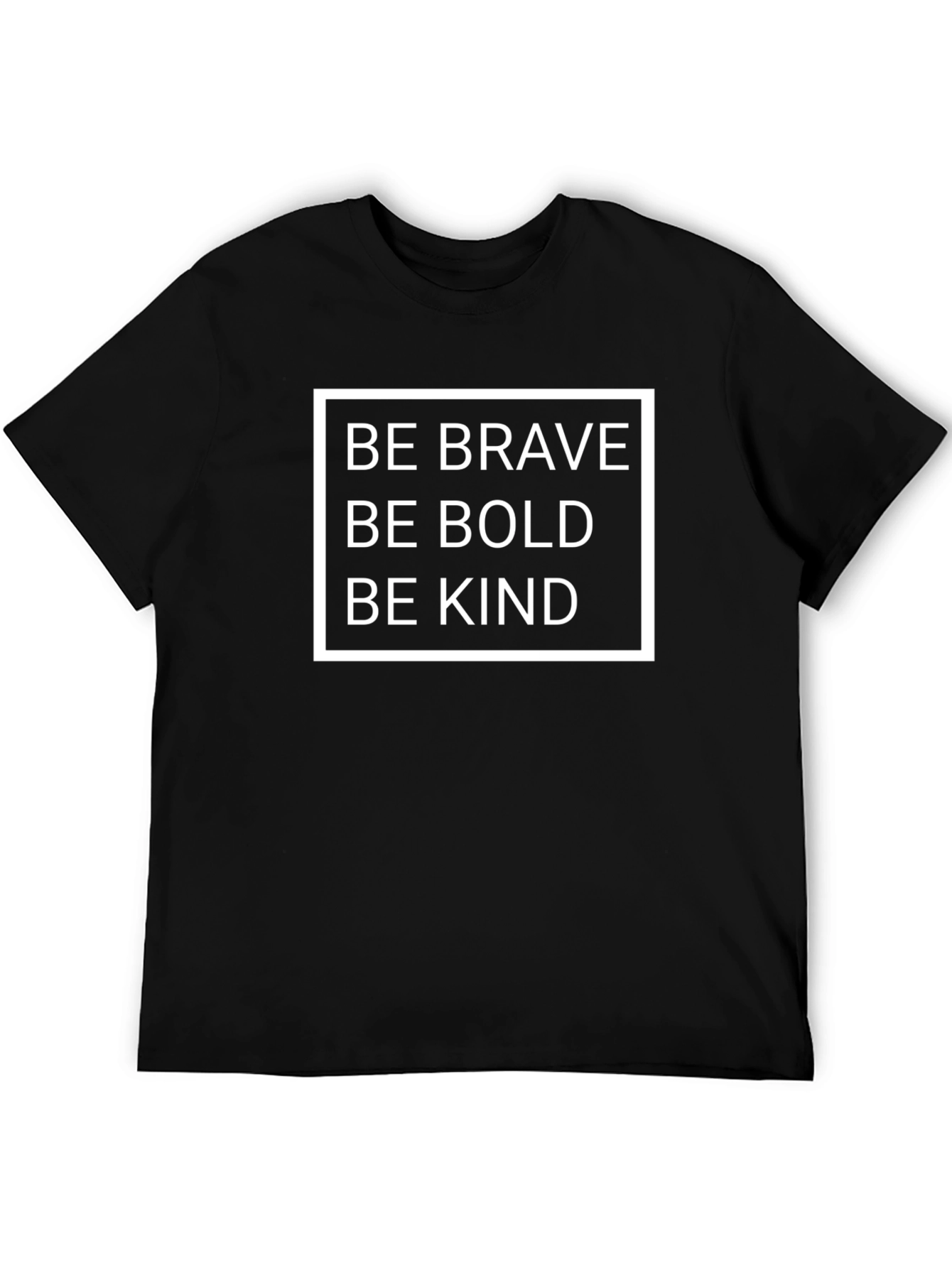 Be Brave Bold Kind Graphic Tee - Black T-Shirt