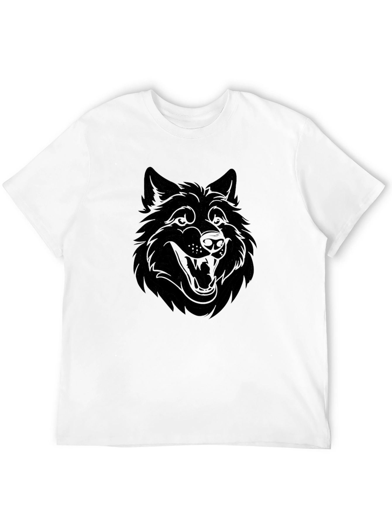 Wolf Graphic Black T-Shirt