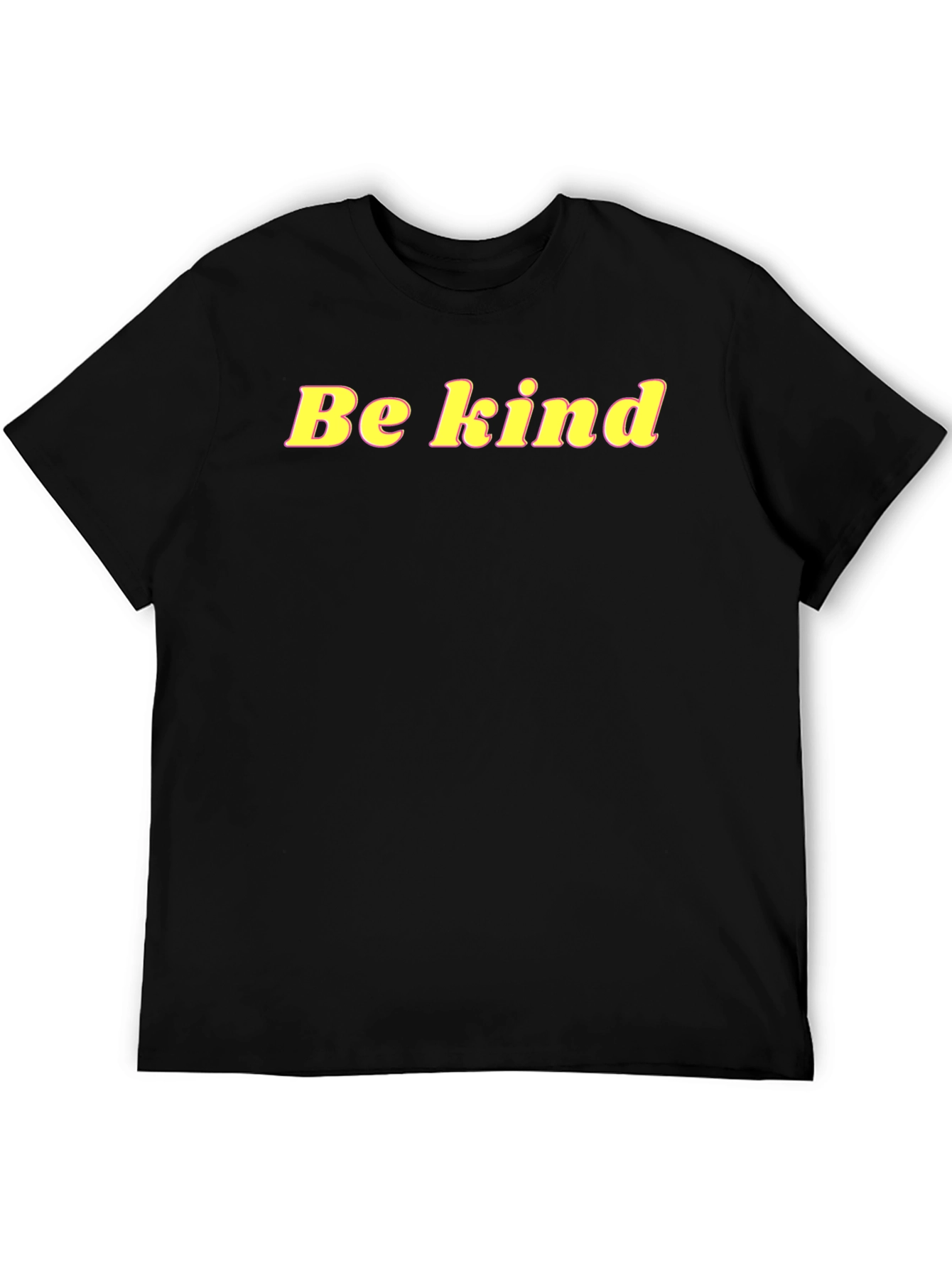 Be Kind Graphic Tee - Black Casual T-Shirt