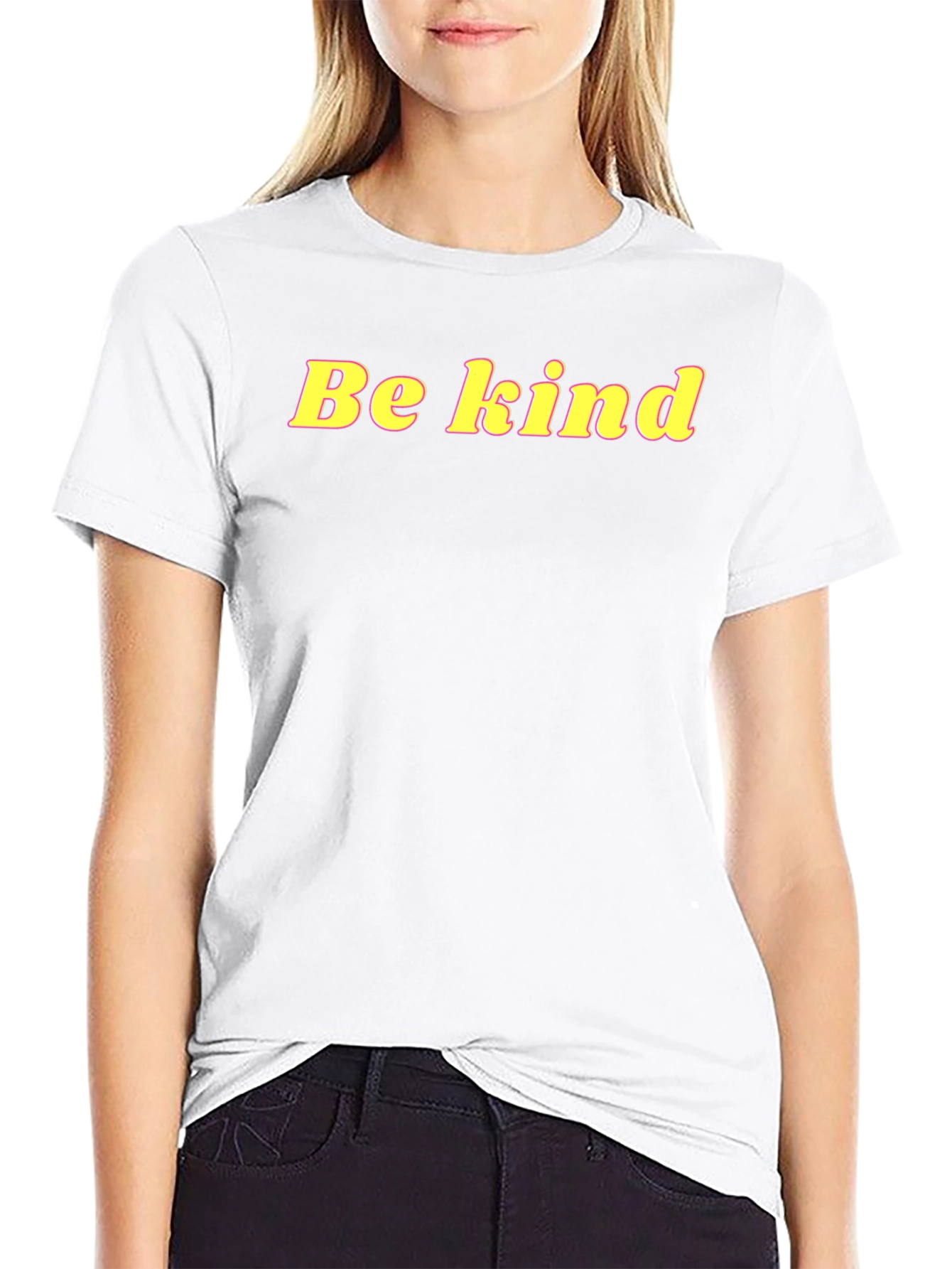 Be Kind Graphic Tee - Black Casual T-Shirt
