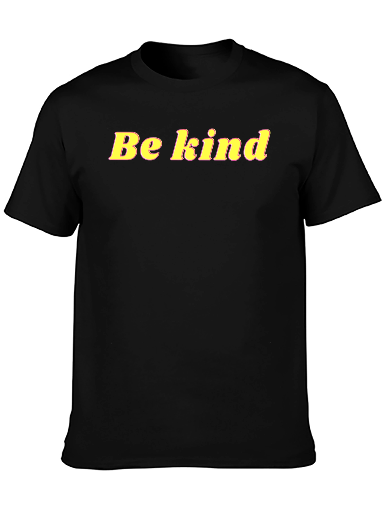 Be Kind Graphic Tee - Black Casual T-Shirt