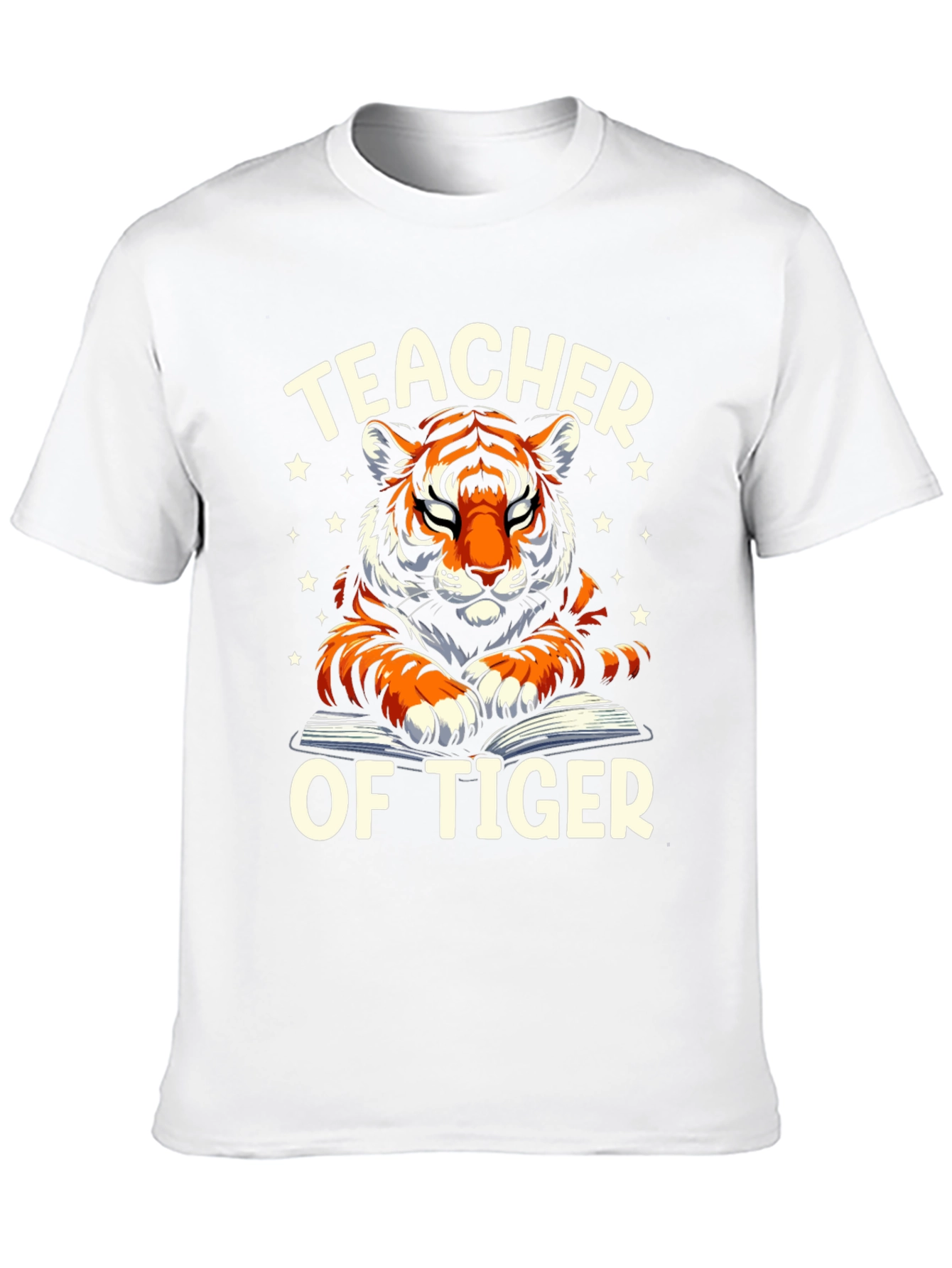 Teacher Of Tiger Graphic Tee Shirt