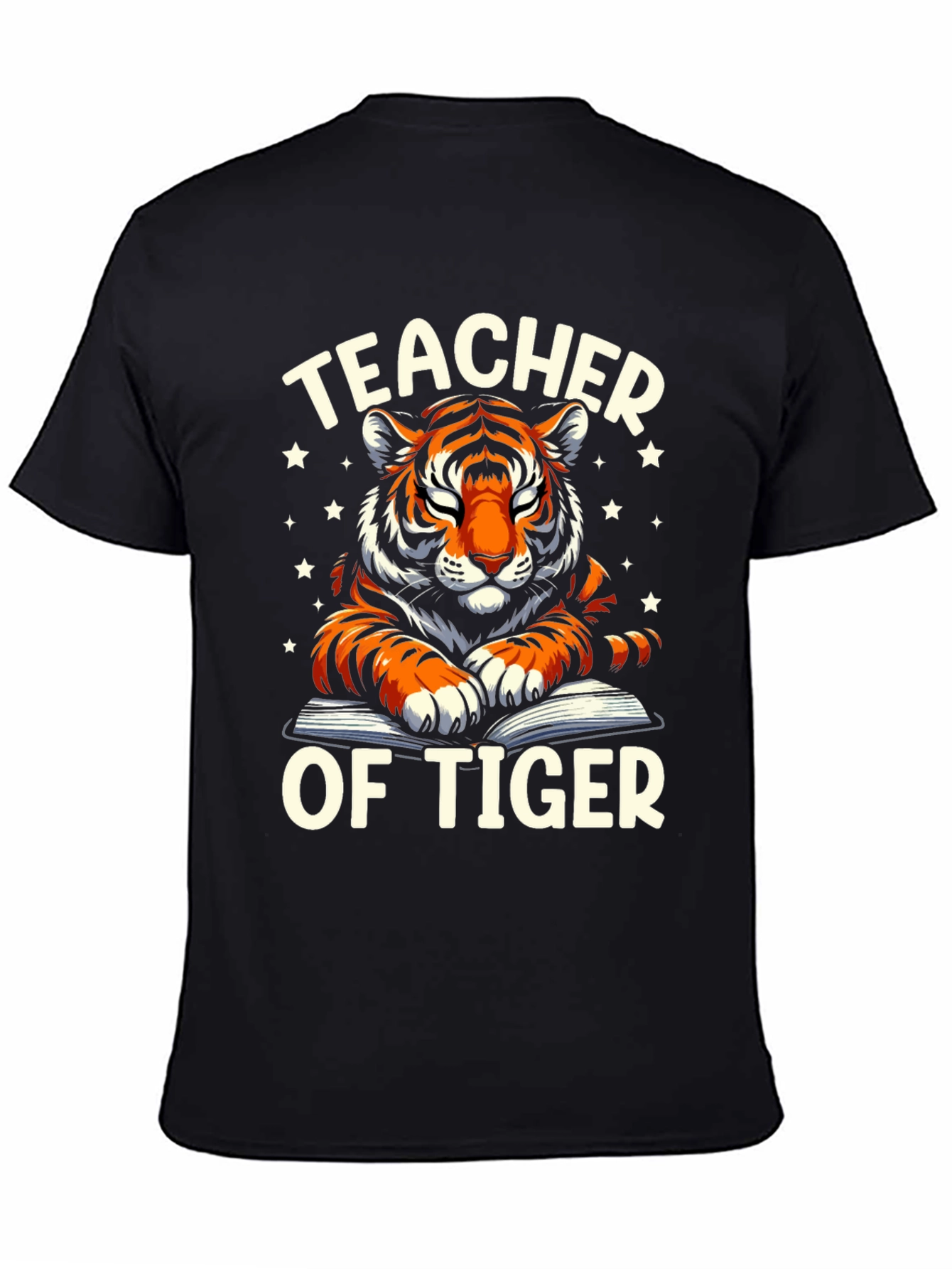 Teacher Of Tiger Graphic Tee Shirt