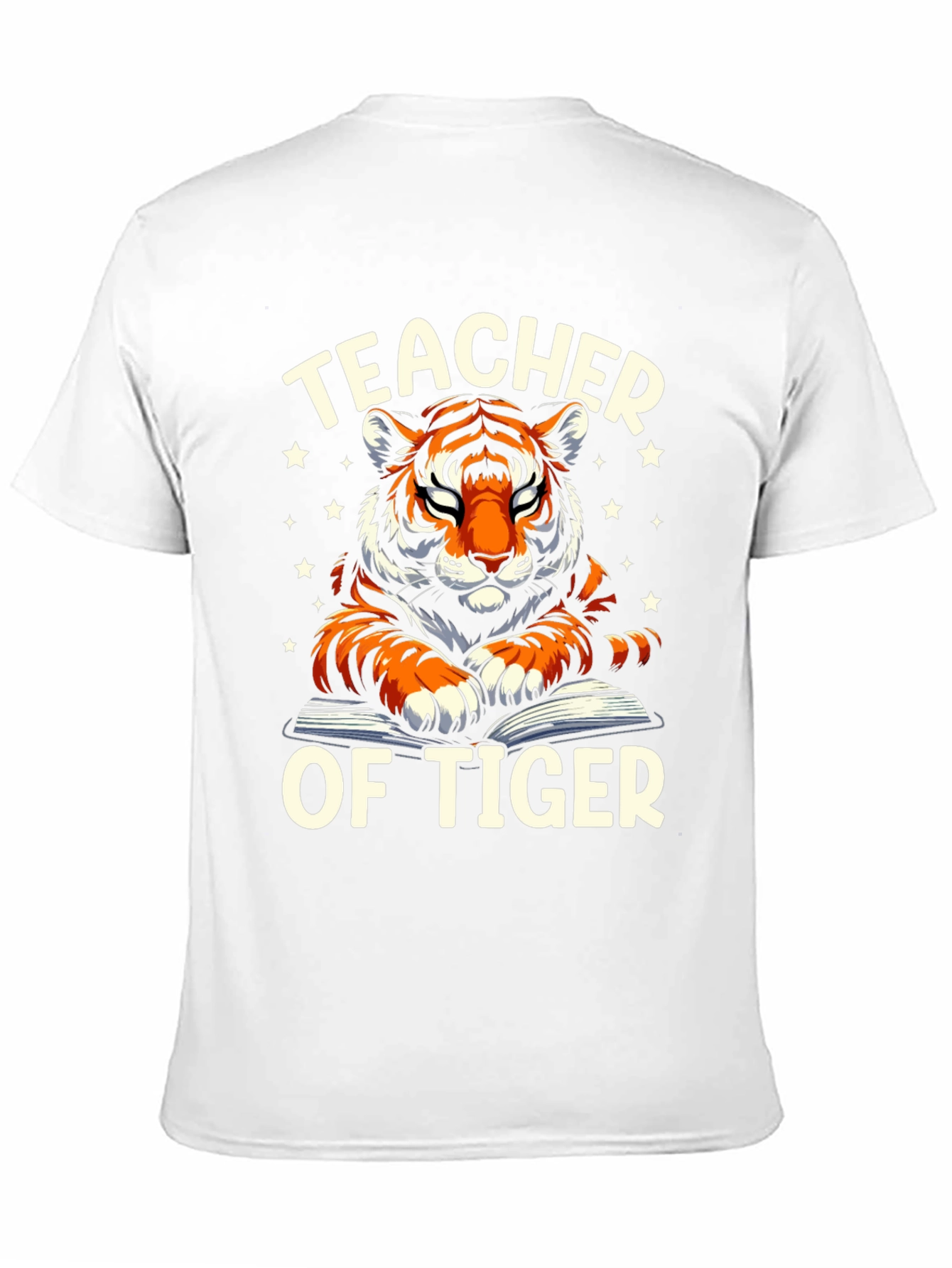 Teacher Of Tiger Graphic Tee Shirt