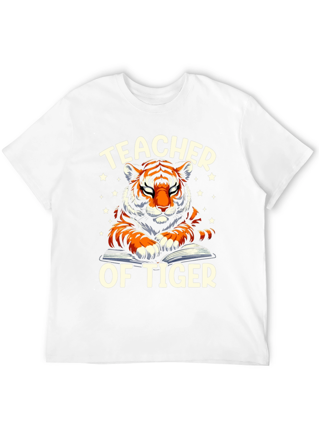 Teacher Of Tiger Graphic Tee Shirt