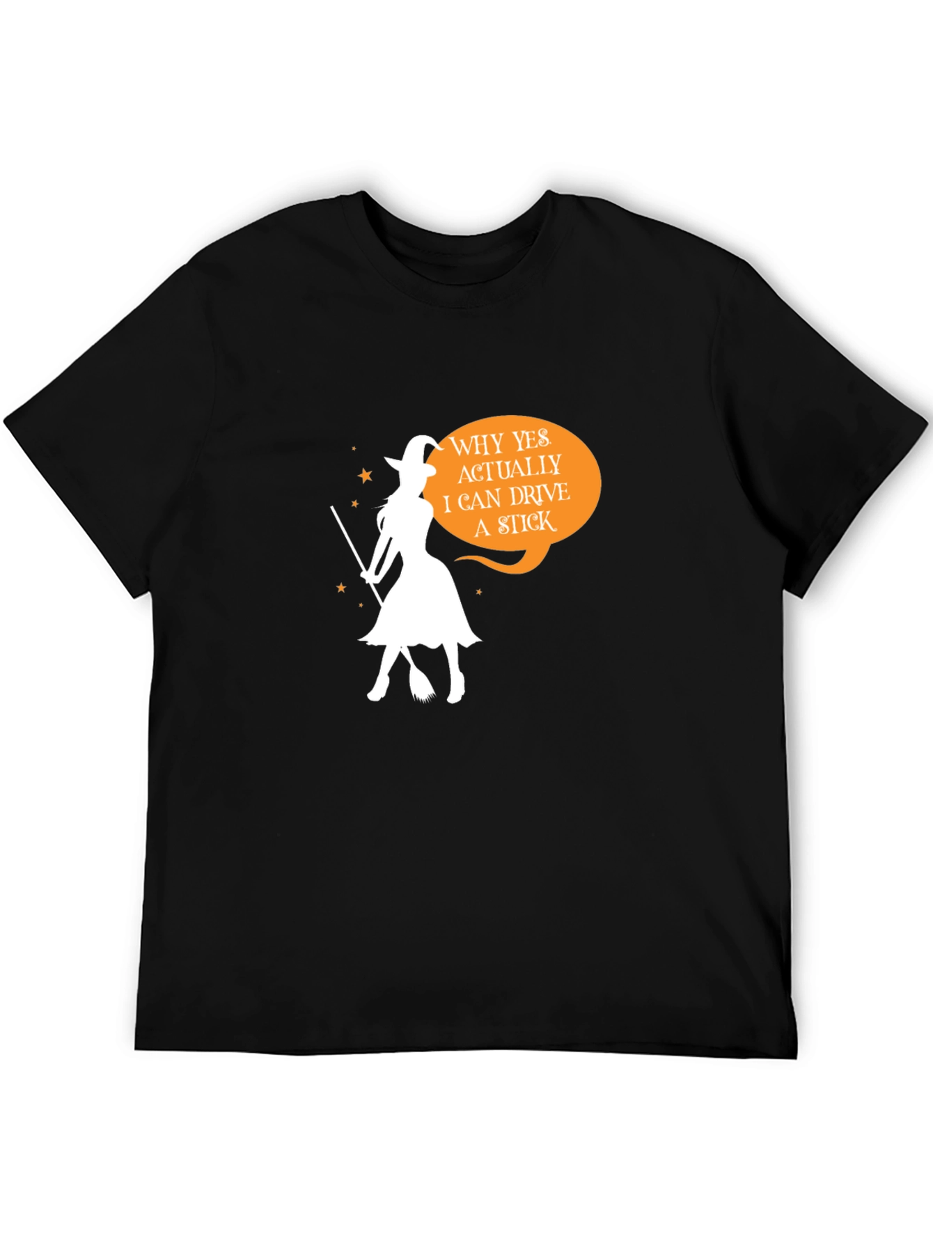 Witch Stick T-Shirt Halloween Tee