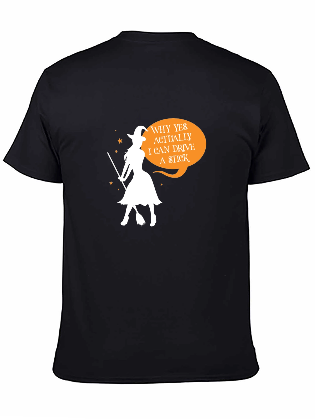 Witch Stick T-Shirt Halloween Tee