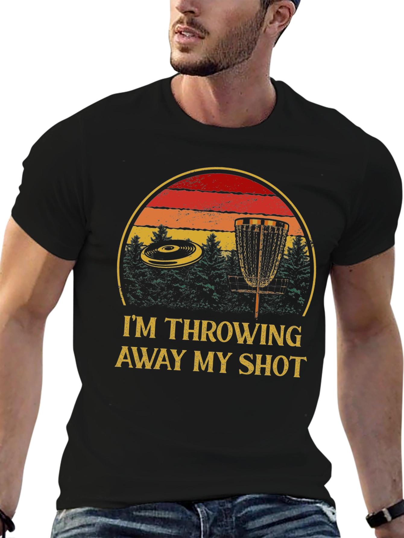 Im Throwing Away My Shot Disc Golf T-Shirt