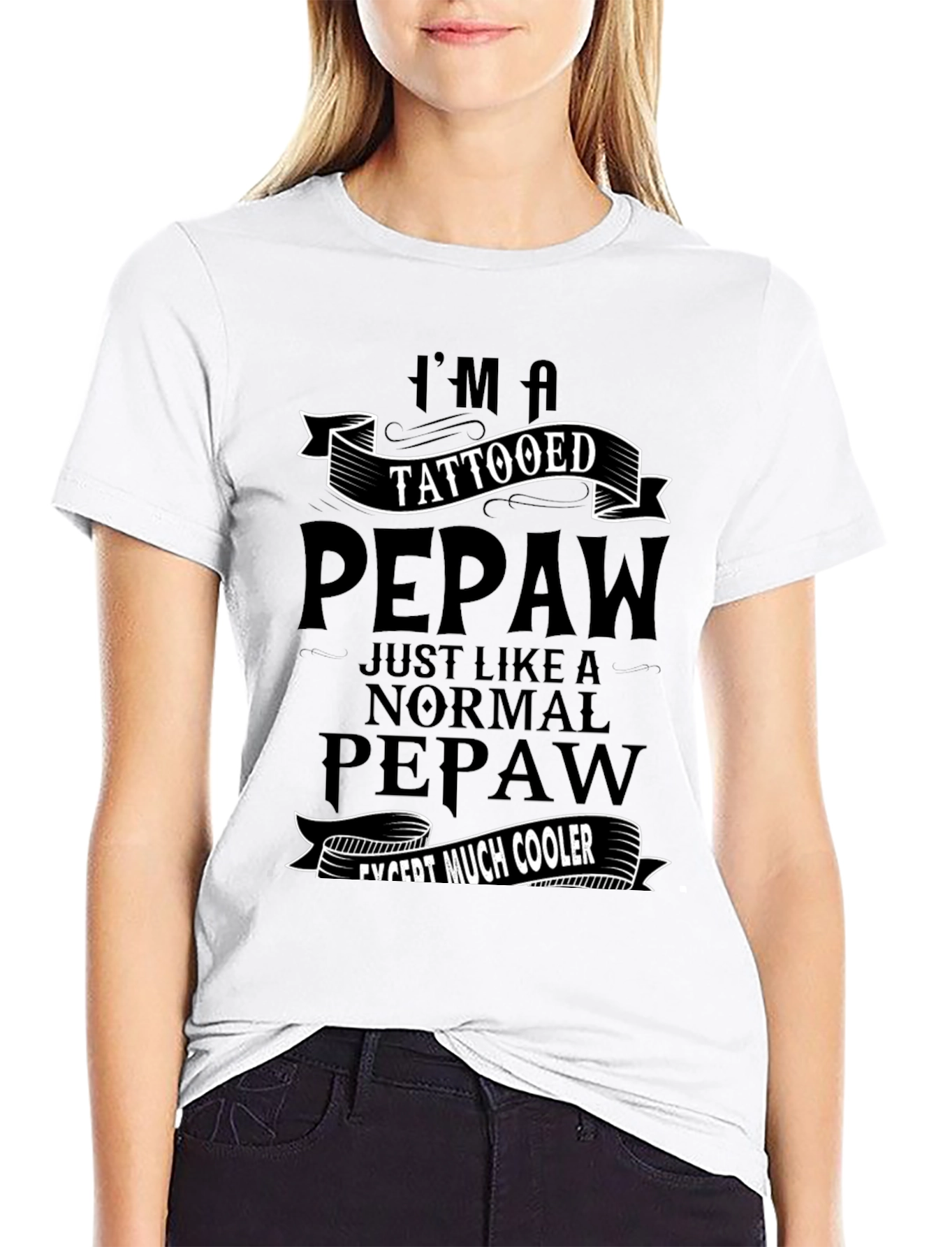 Tattooed Pepaw T-Shirt - Cool Grandpa Graphic Tee