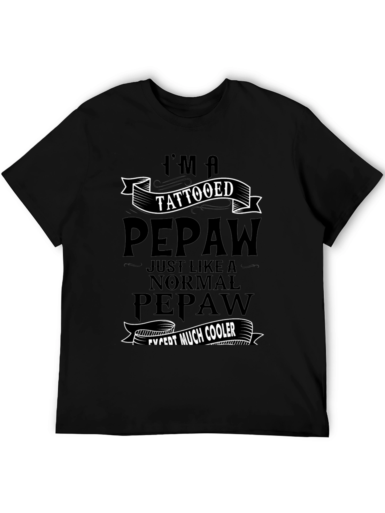 Tattooed Pepaw T-Shirt - Cool Grandpa Graphic Tee