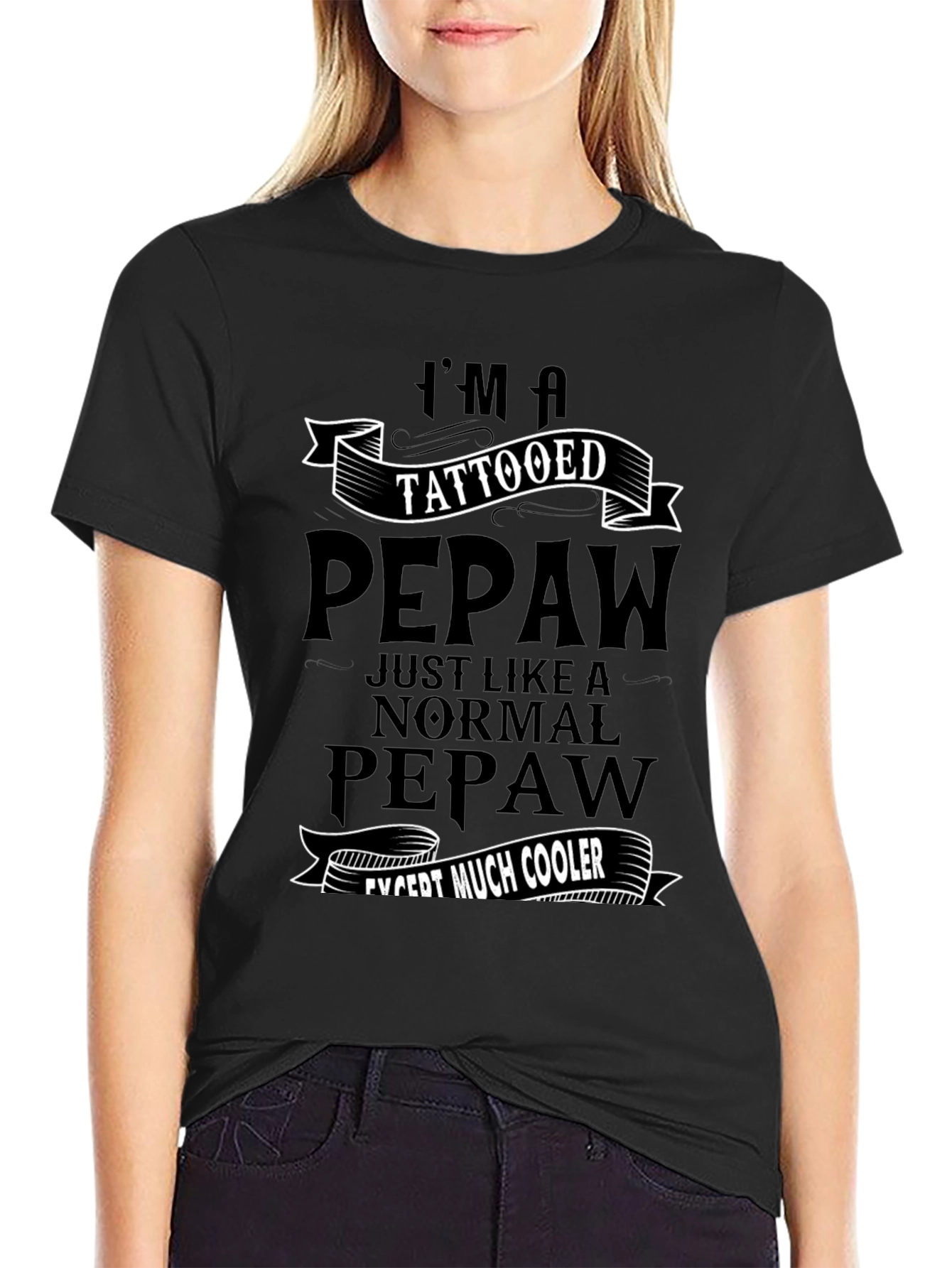 Tattooed Pepaw T-Shirt - Cool Grandpa Graphic Tee