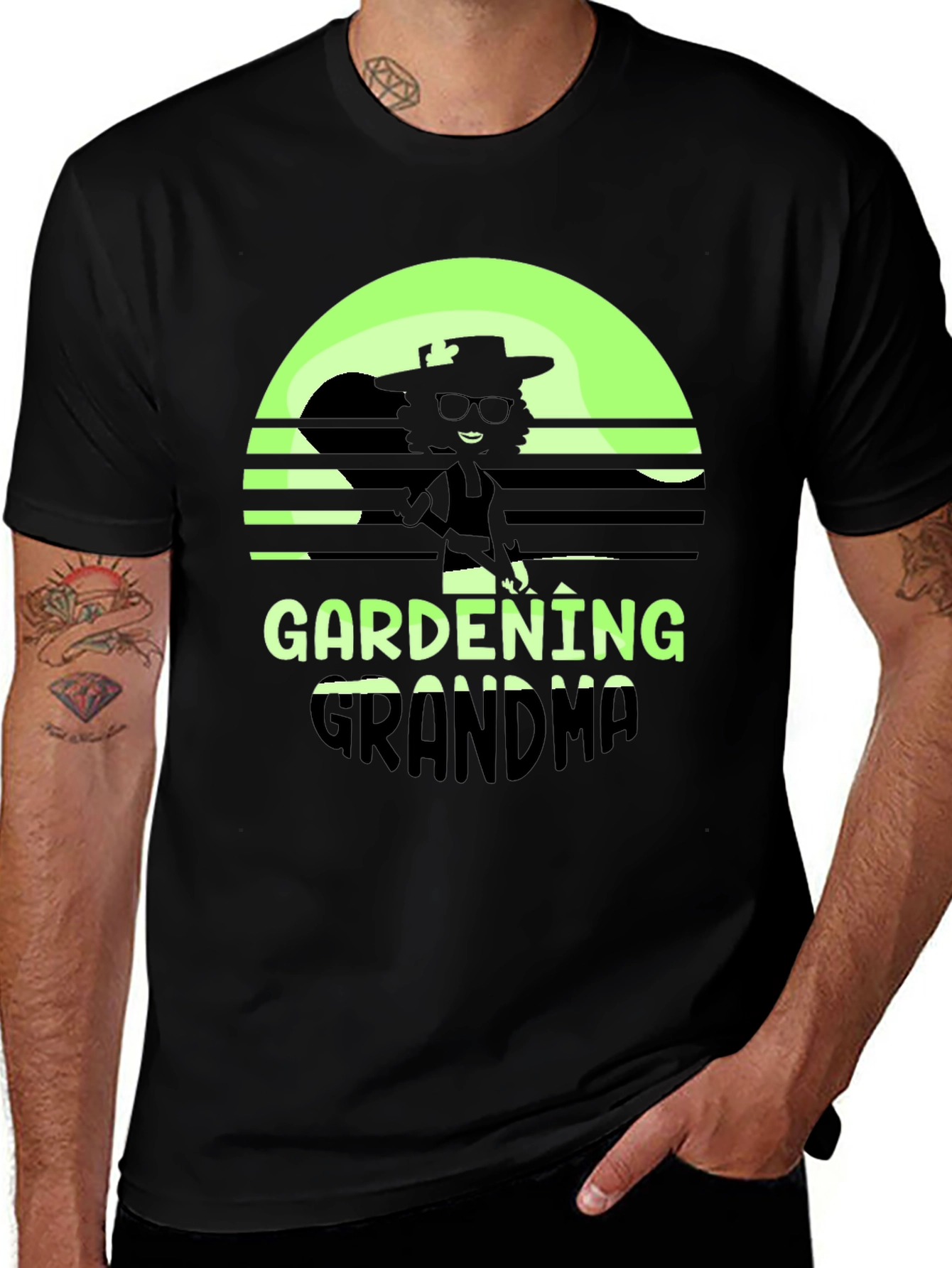 Gardening Grandma T-Shirt - Retro Style