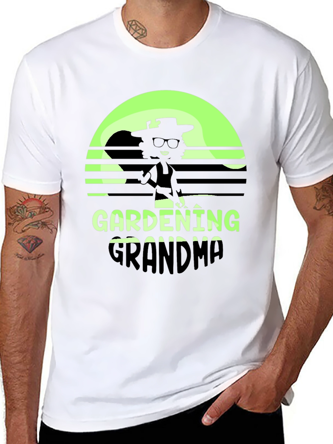 Gardening Grandma T-Shirt - Retro Style