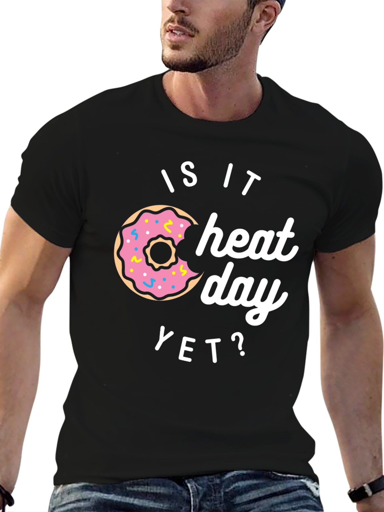 Is It Cheat Day Yet? Donut Graphic Tee