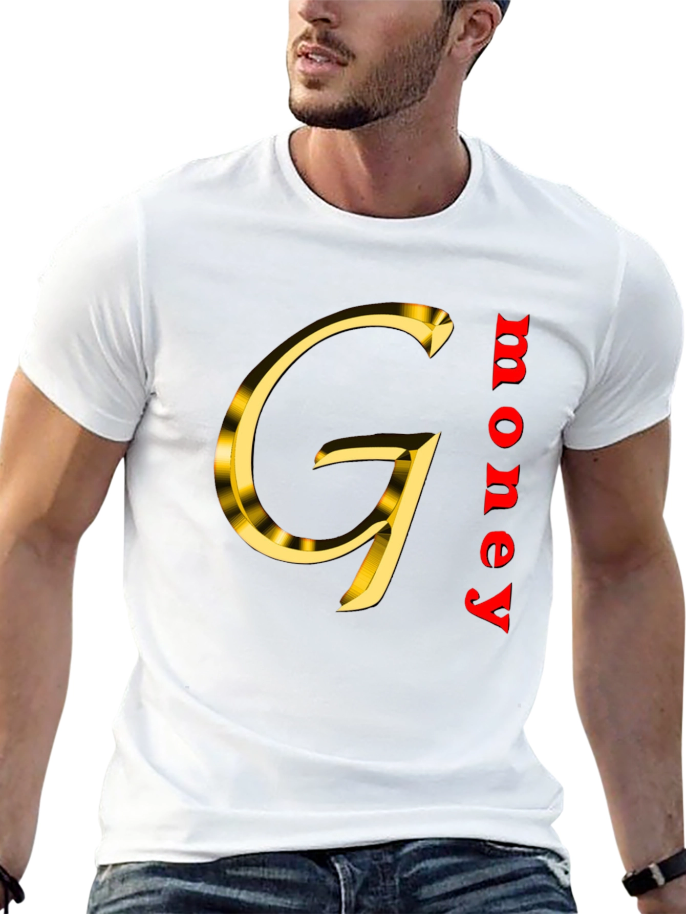 Gold G Money Black T-Shirt